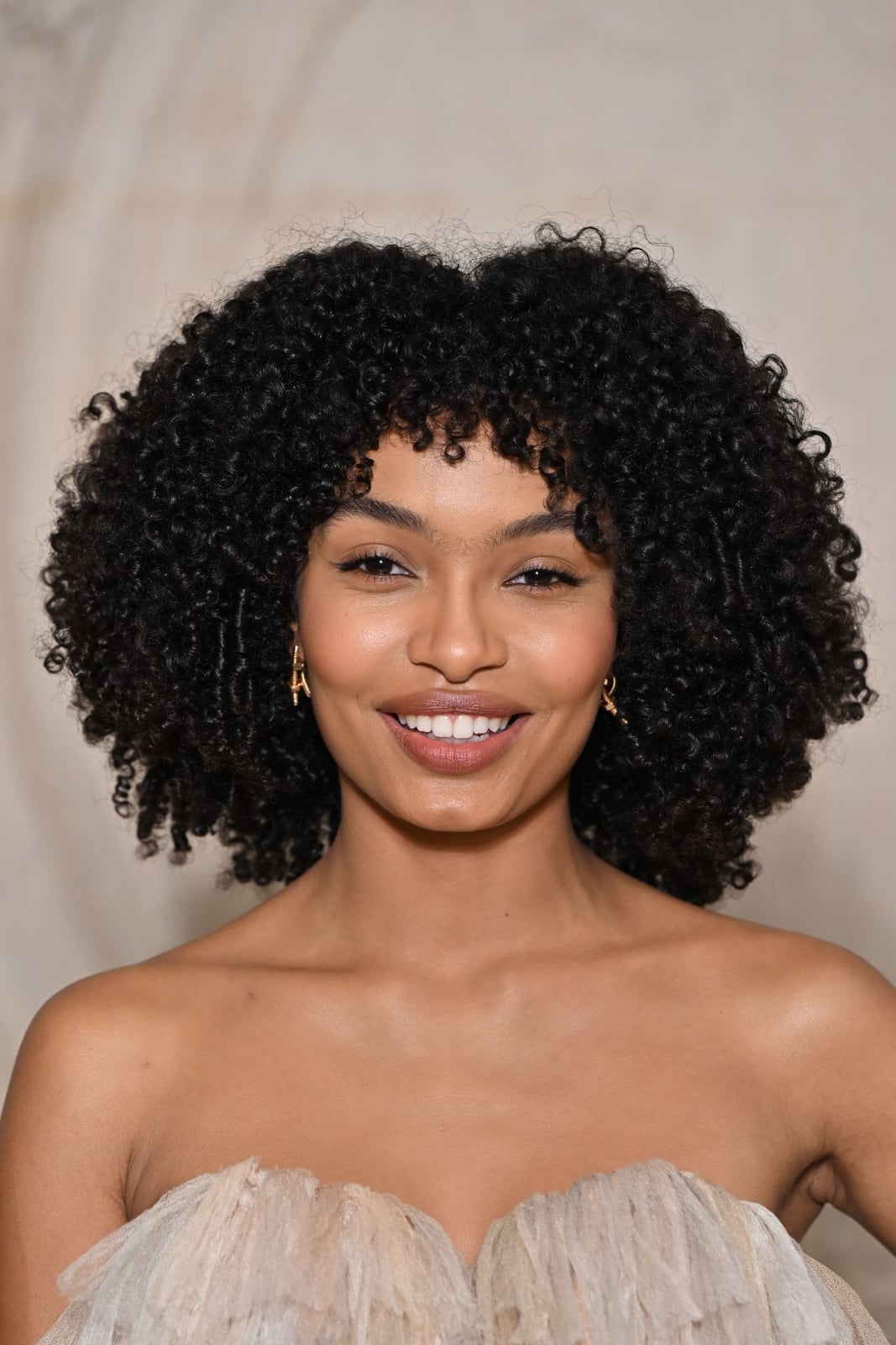 Short Pixie With Defined Curly Bangs — Classy Black Curly Hair