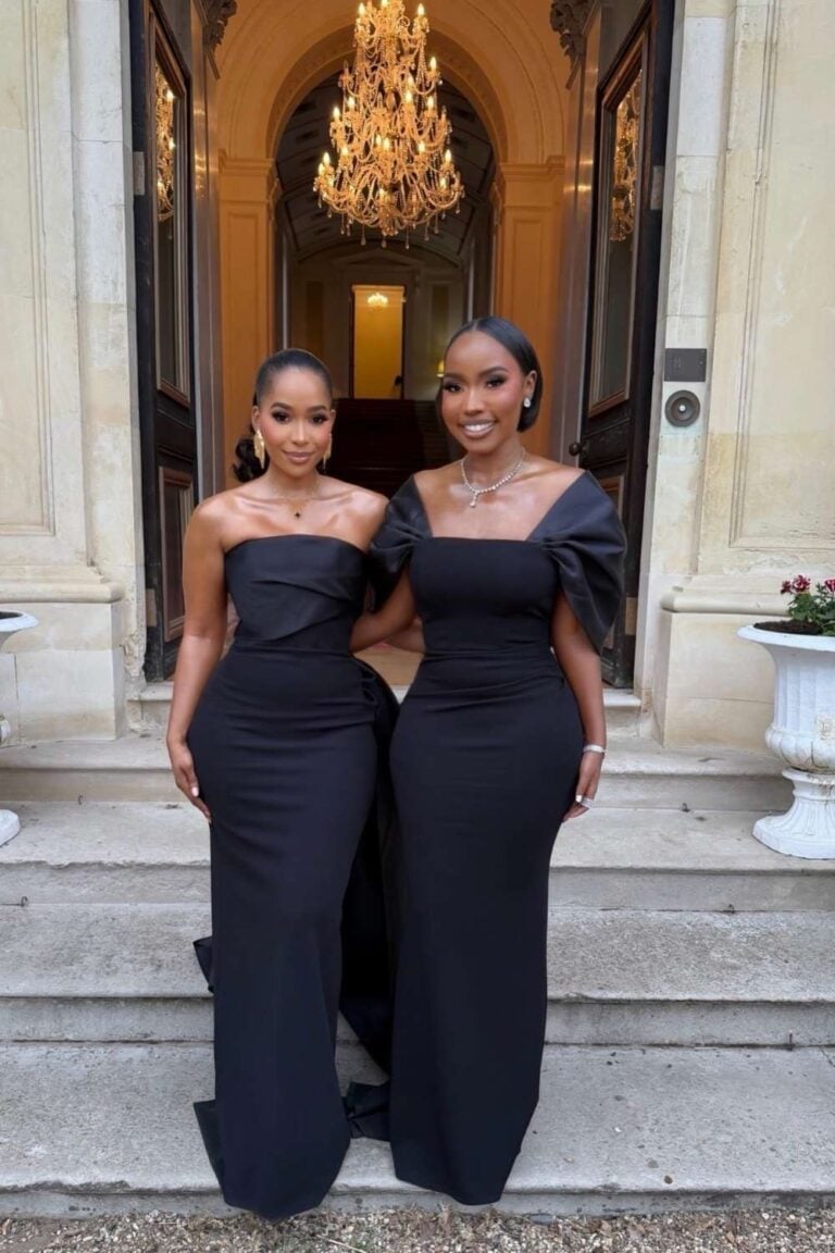 Elegant Floor-Length Black Gowns — Classy Black Tie Outfits