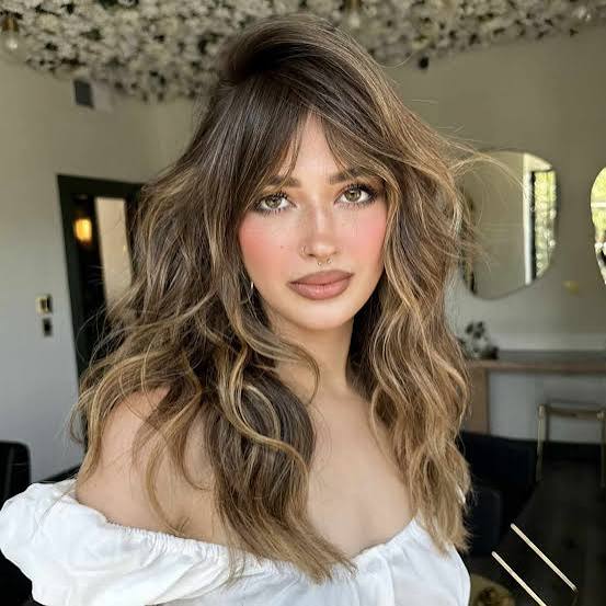 Collarbone Layers With Face-Framing Blonde Pieces — Classy Blonde Highlights on Dark Hair