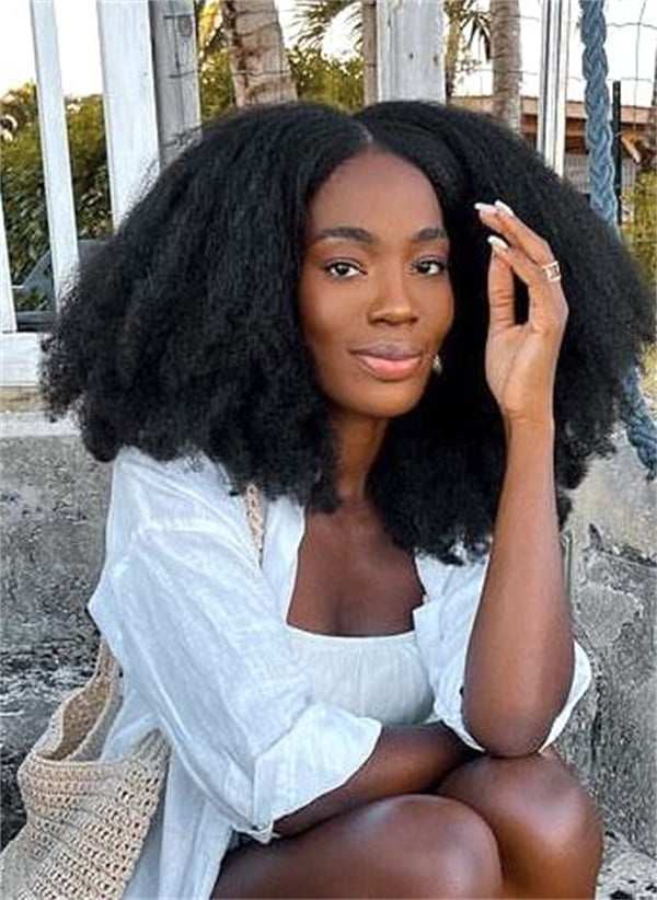 Shoulder-Length Voluminous Black Blowout — Classy Blowout Hairstyles Black Women