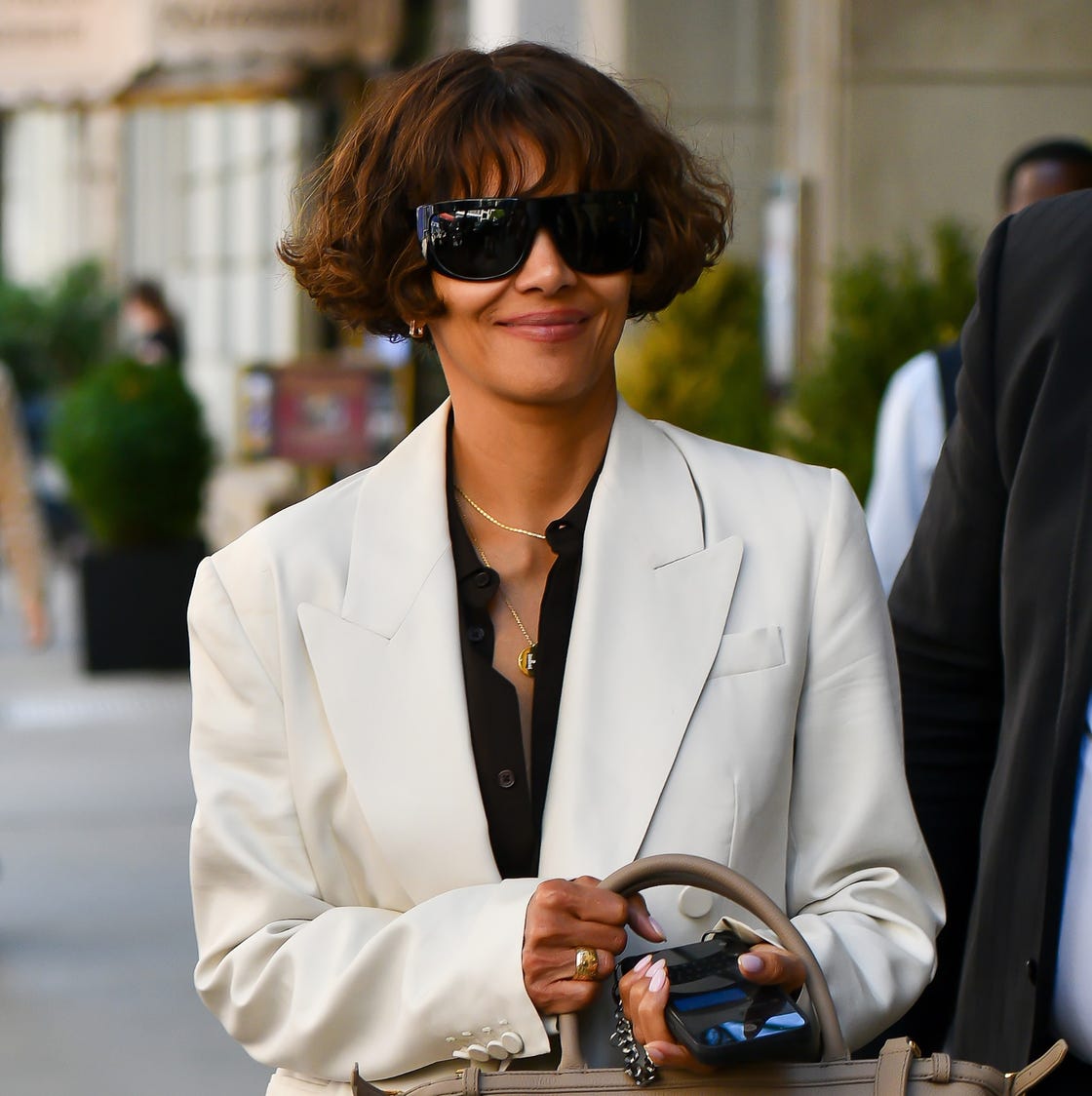 Dark Brown Bob With Curtain Bangs — Classy Bob Haircuts for Fine Hair