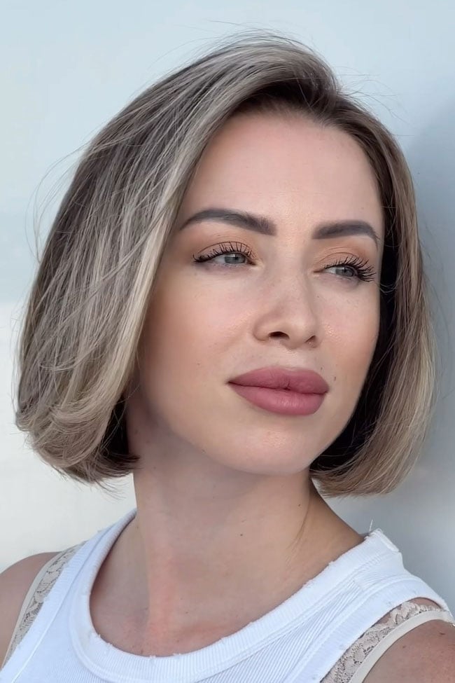 Ash Blonde Blunt Bob Clean Lines — Classy Bob Haircuts for Fine Hair
