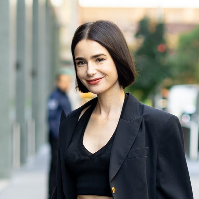 Black Chin Length Bob With Clean Line — Classy Bob Haircuts for Fine Hair