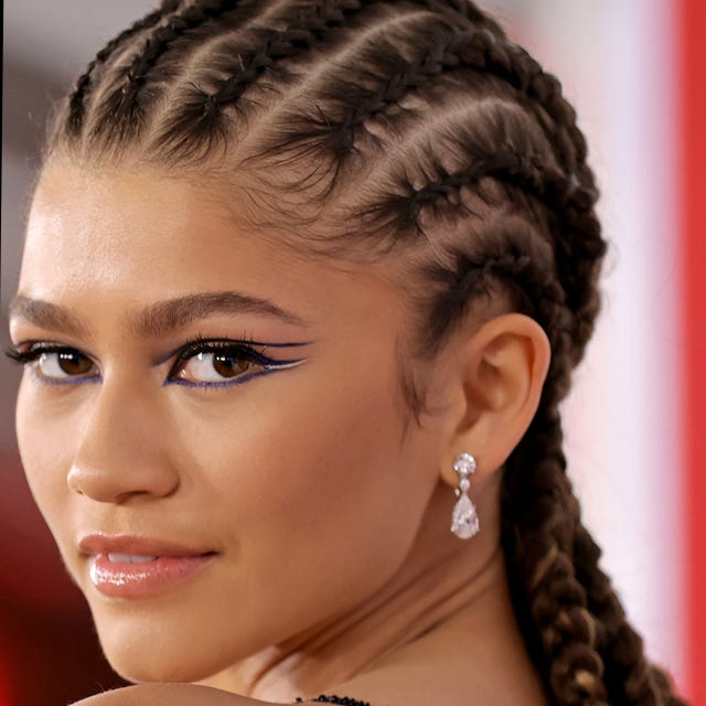 Cornrows To Long Braids With Geometric Pattern — Classy Braided Styles