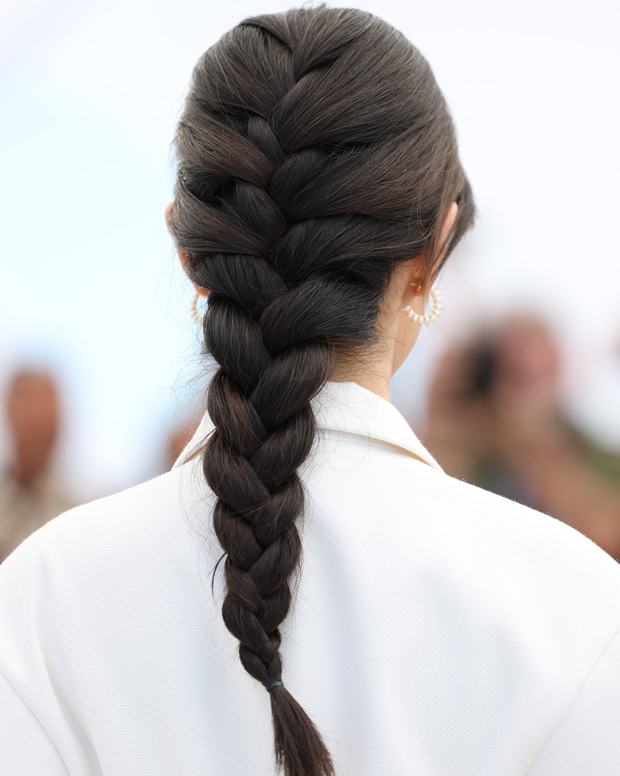 Classic Dark Brown French Braid Classic Dark Brown French Braid — Classy Braiding Hair