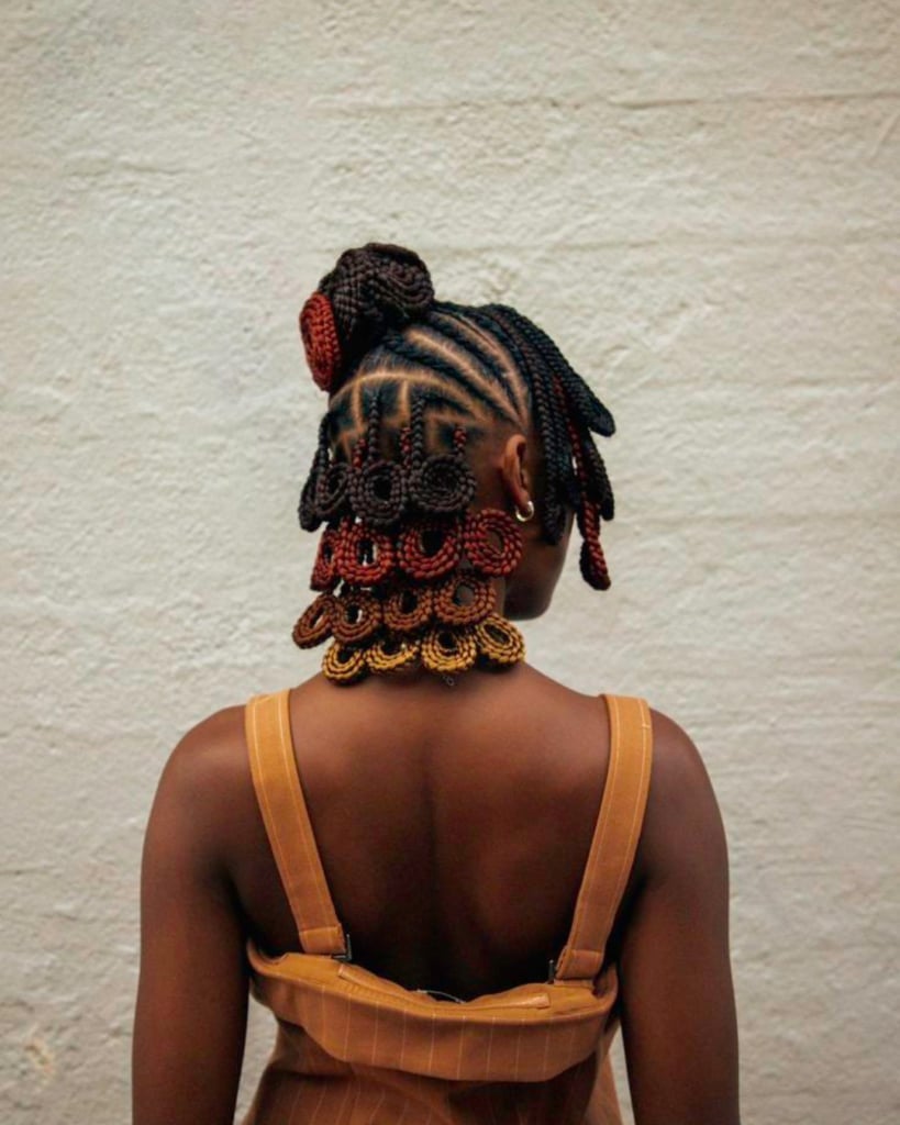 Multi-Tonal Brown Braids With Beaded Accents Multi-Tonal Brown Braids With Beaded Accents — Classy Braiding Hair