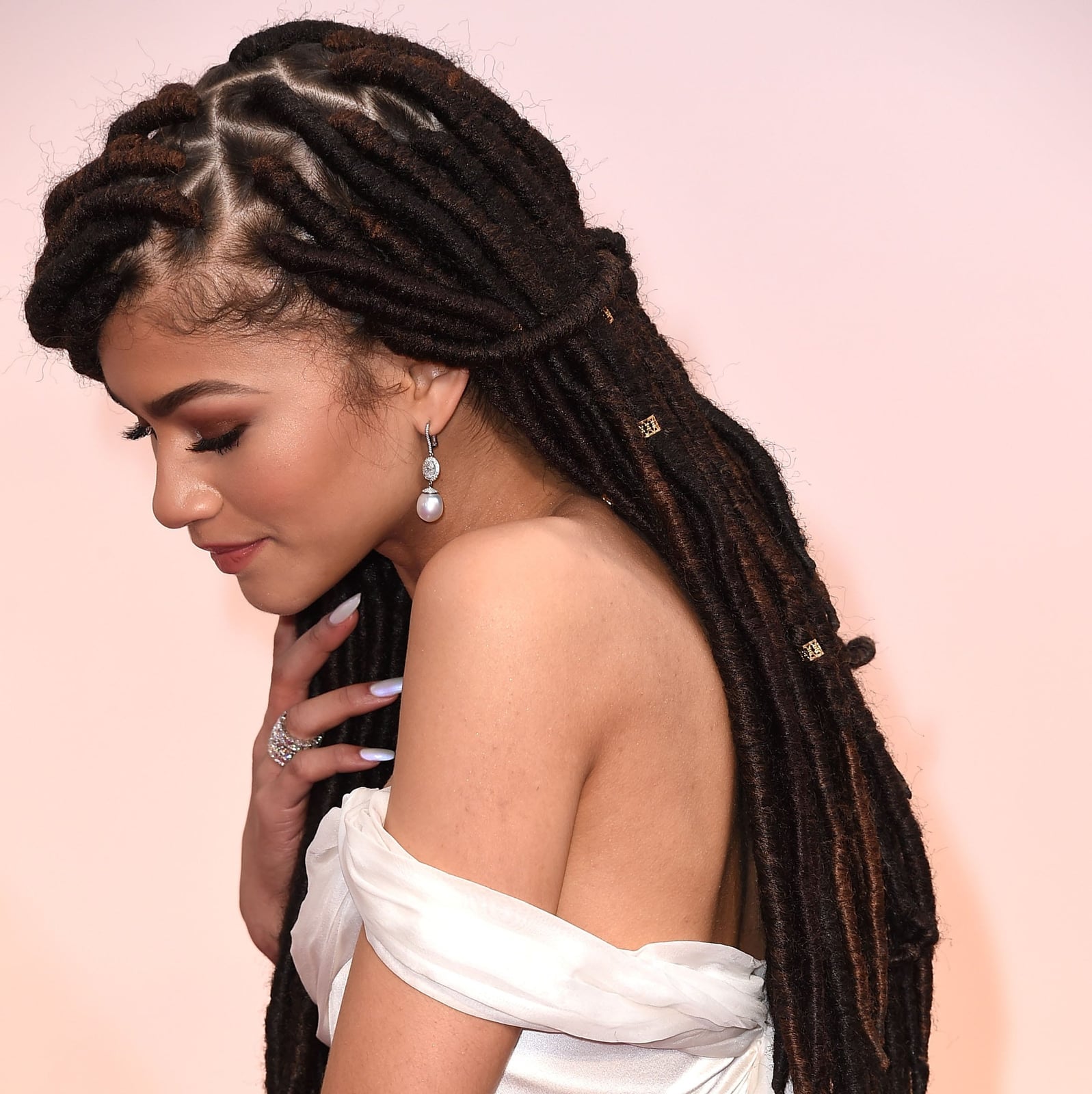 Braided Locs With Brown Highlights And Beads Braided Locs With Brown Highlights And Beads — Classy Braids Locs