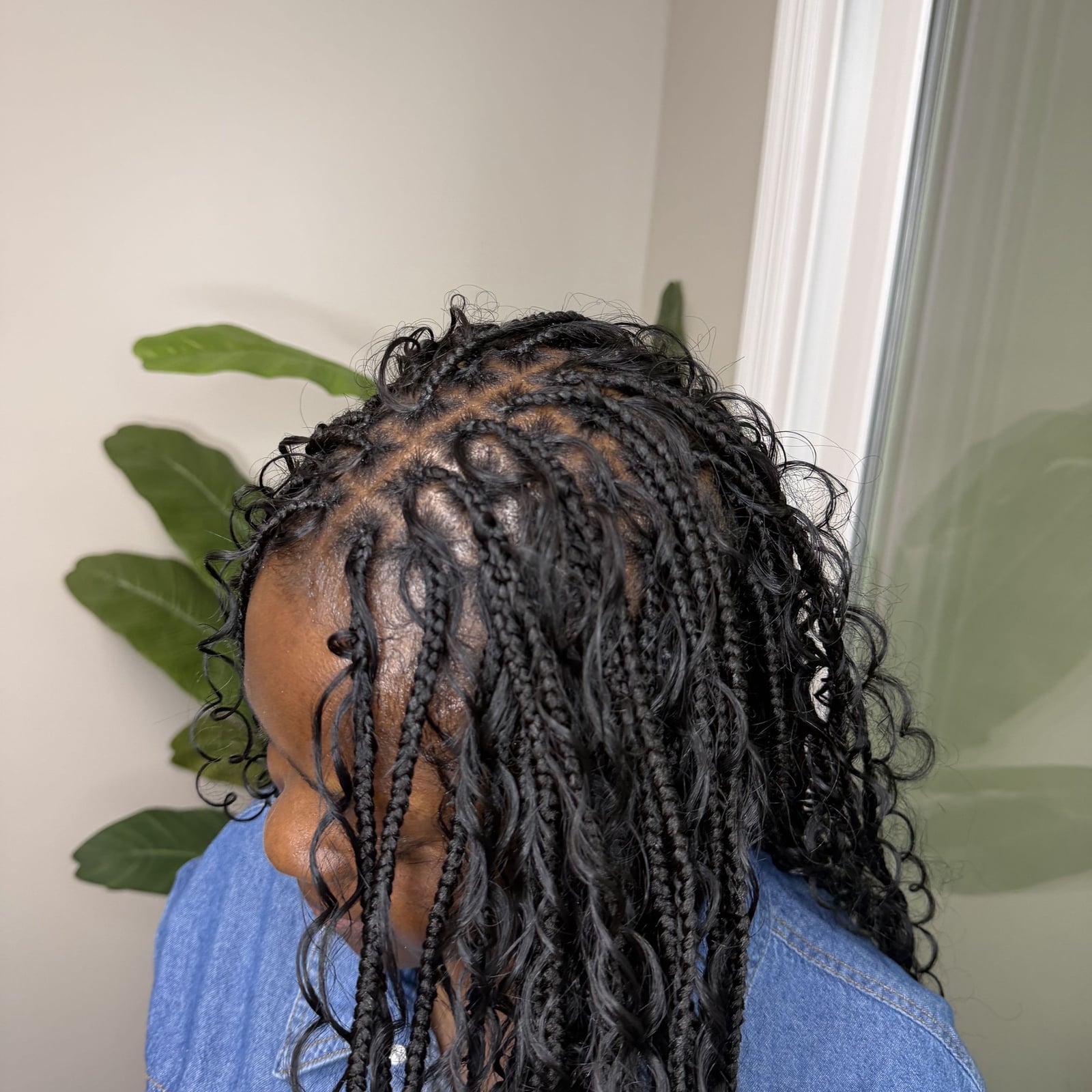 Mid-Back Butterfly Locs With Loose Strands Mid-Back Butterfly Locs With Loose Strands — Classy Braids Locs
