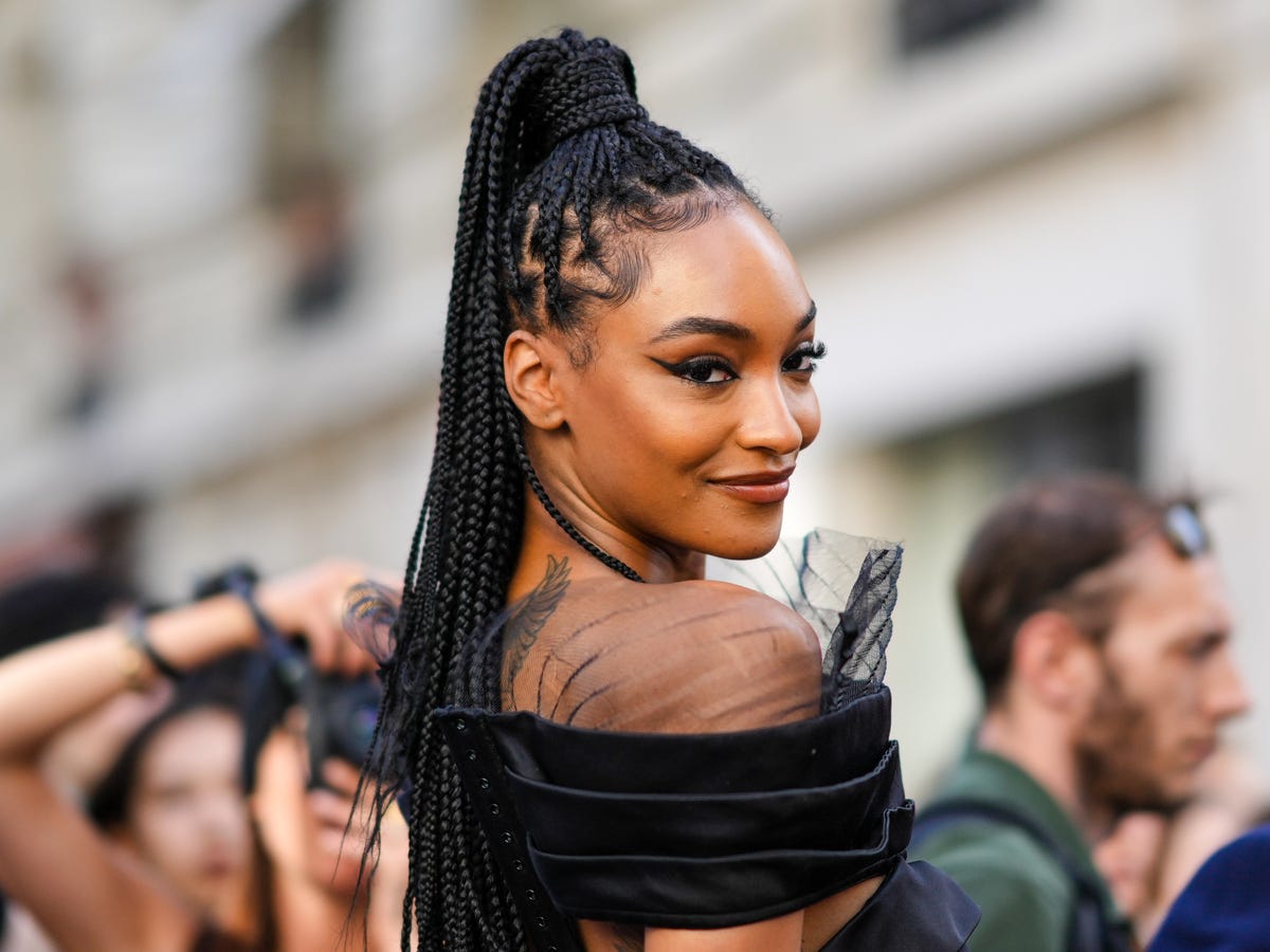 Black Box Braids High Ponytail — Classy Braids Styles