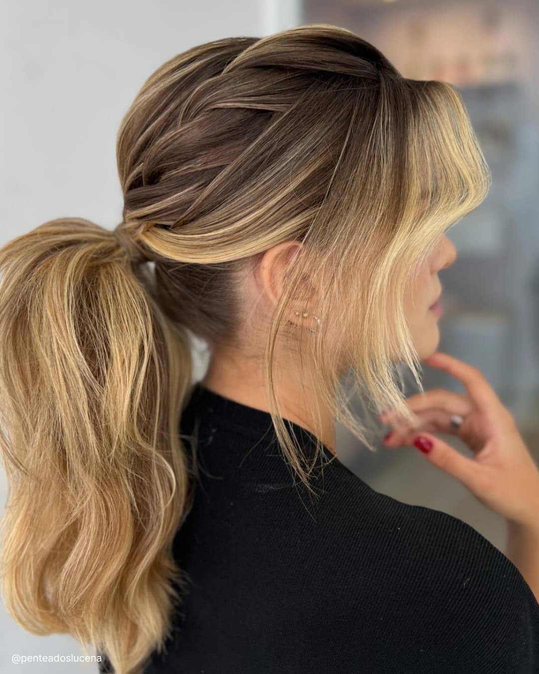 Textured Ash Blonde High Ponytail — Classy Bridesmaid Ponytail