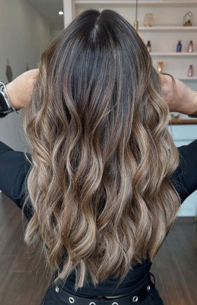 Mid-Back Bronde With Caramel Ash Blend — Classy Bronde Balayage