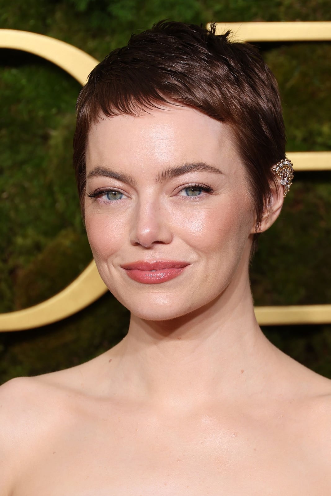 Textured Dark Brown Pixie with Micro Bangs — Classy Brown Pixie