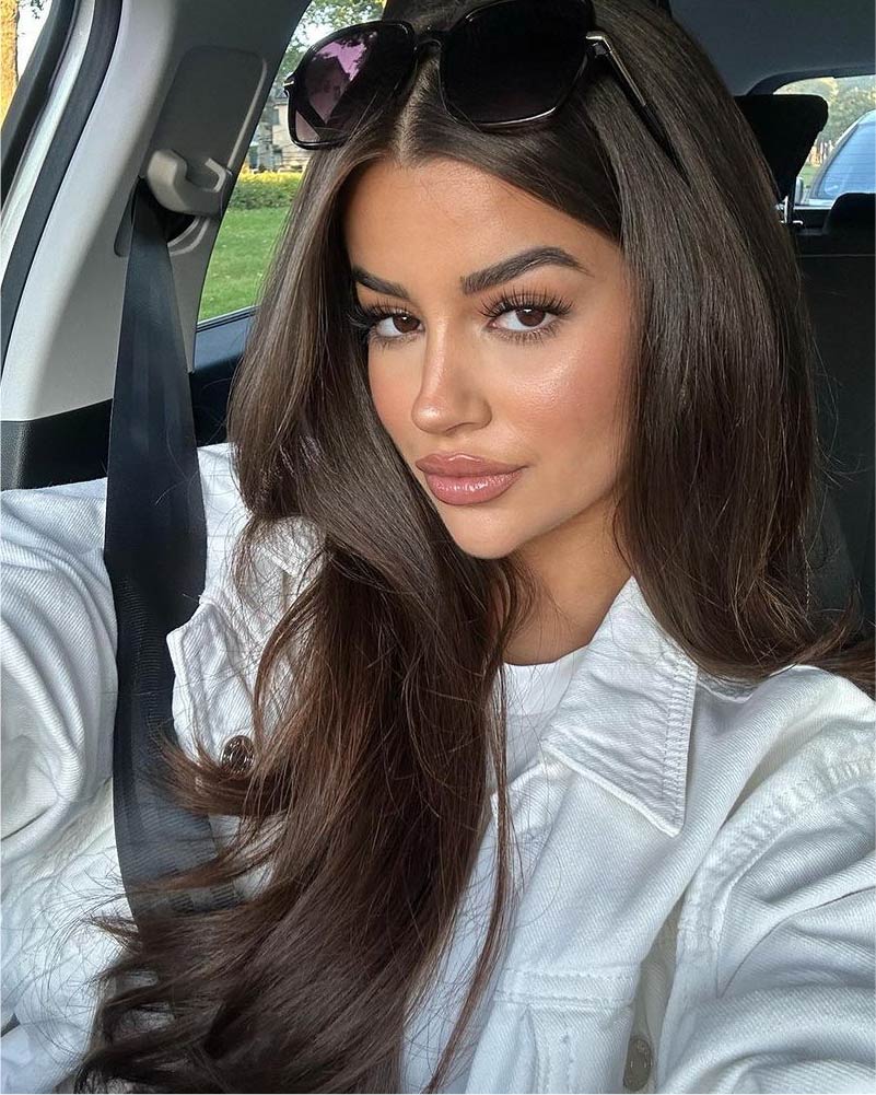 Dark Blonde To Light Brown Collarbone With Highlights — Classy Brunette Hair Colors