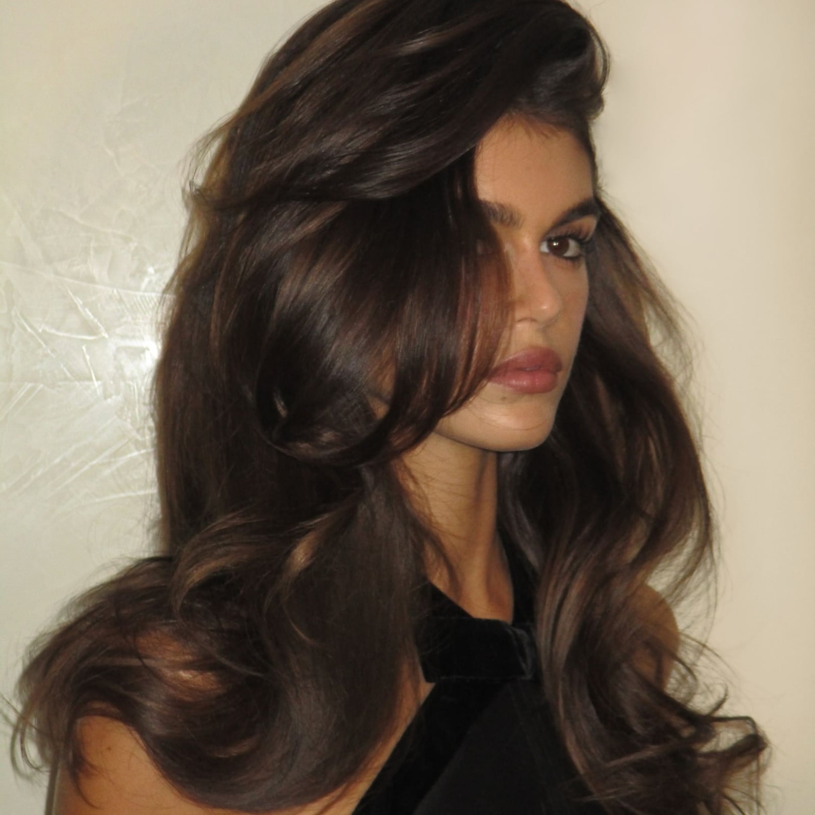 Glossy Mid-Back Espresso Brown — Classy Brunette Hair Colors