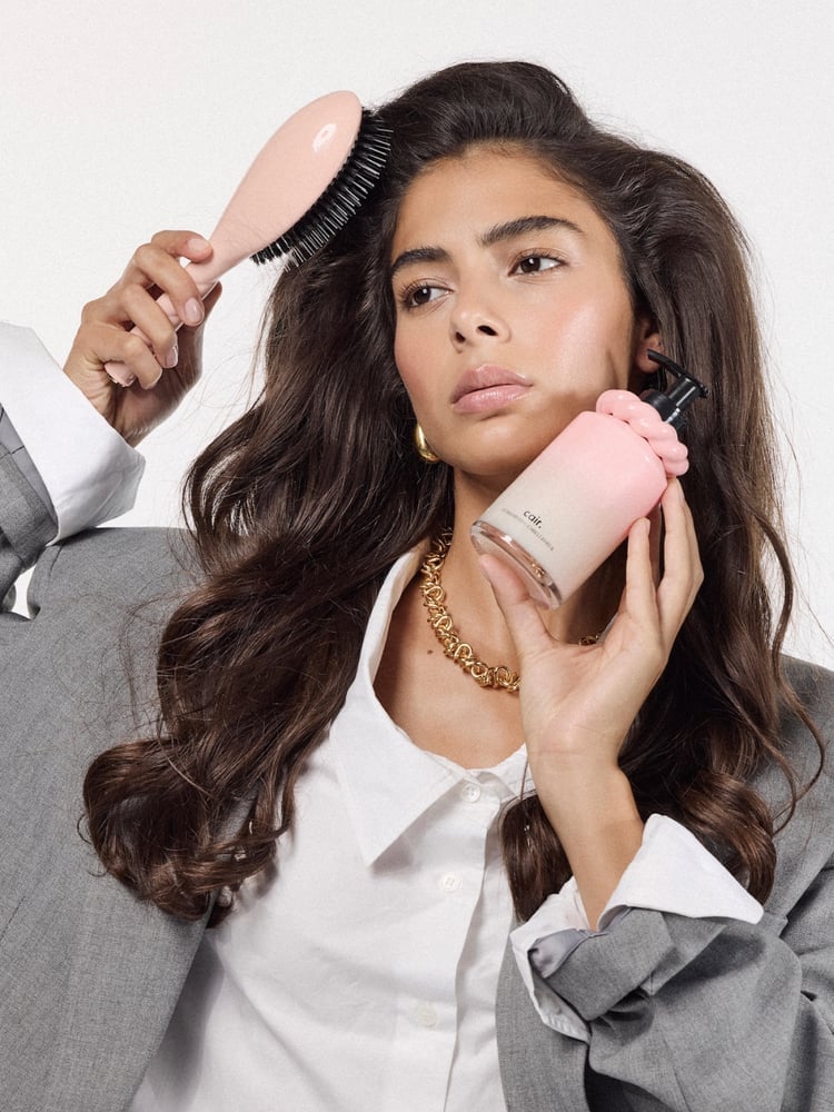 Long Layered Dark Brown Waves — Classy Brush Hair