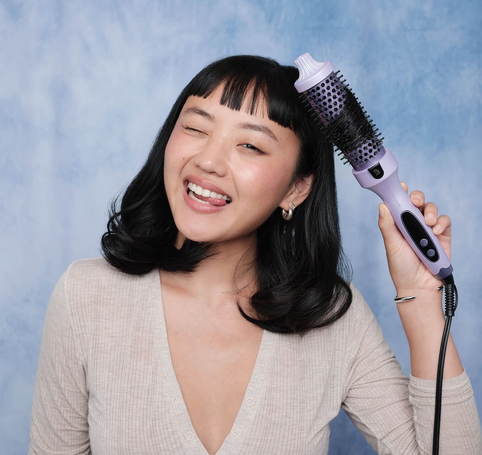 Ear Length Bob With Micro Bangs — Classy Brush Hair