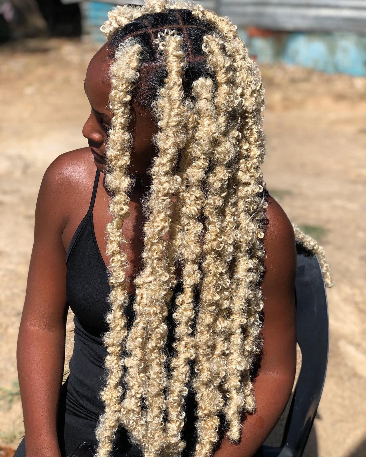 Voluminous Platinum Blonde Locs Voluminous Platinum Blonde Locs — Classy Butterfly Locs