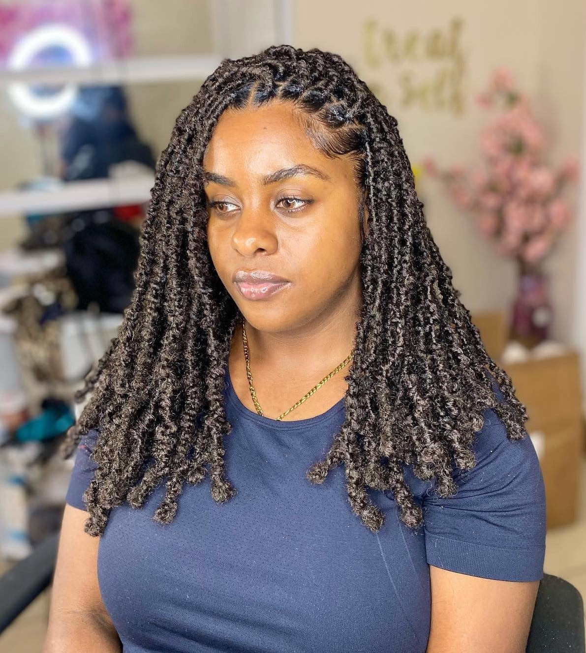 Fine Density Mid-Back Butterfly Locs Fine Density Mid-Back Butterfly Locs — Classy Butterfly Locs