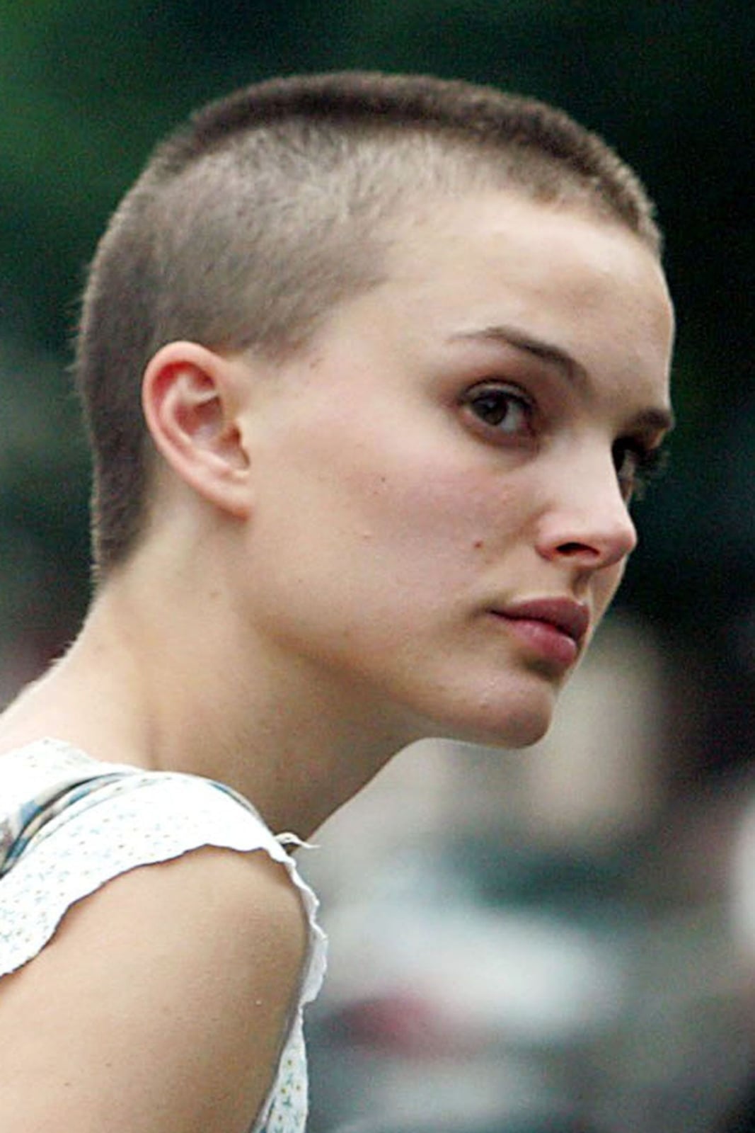 Buzz Cut with Simple White Top — Classy Buzz Cut