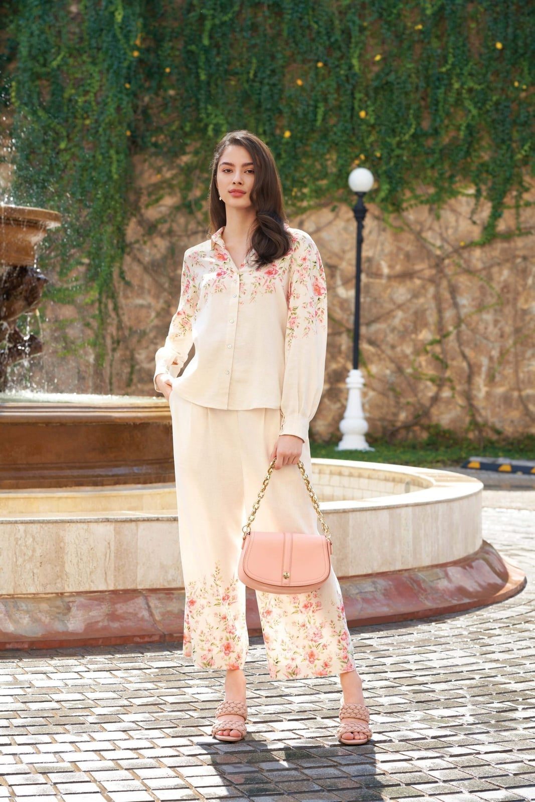 Floral Print Shirt and Trousers Set — Classy Chill Outfit