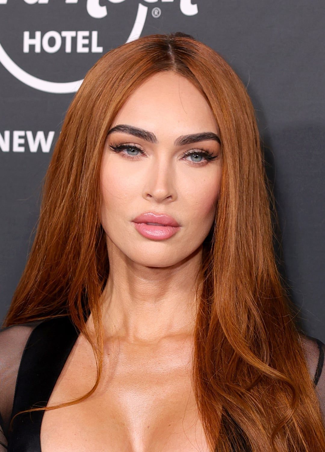 Medium Copper Mid-Back Straight Blowout — Classy Copper Hair Color
