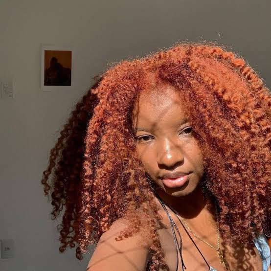 Mid-Back Vibrant Copper With Highlights, Wavy — Classy Copper Hair on Black Women