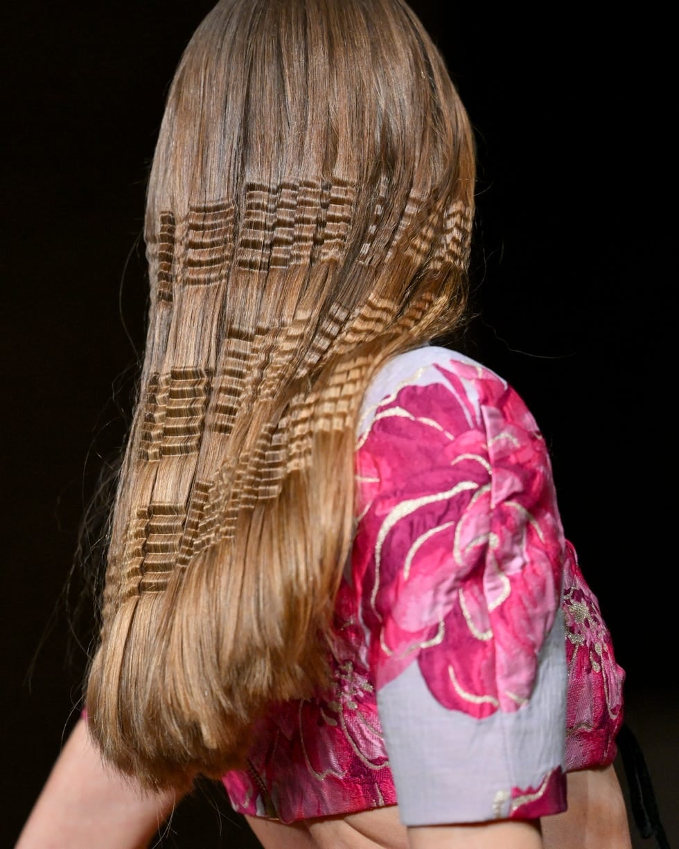 Mid-Back Hair With Crimped Upper Sections — Classy Crimped Hairstyles
