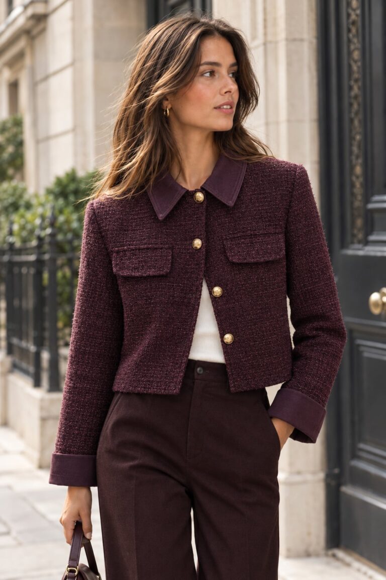 31 Classy Cropped Jacket Outfits 2027 with Belted Beige Style