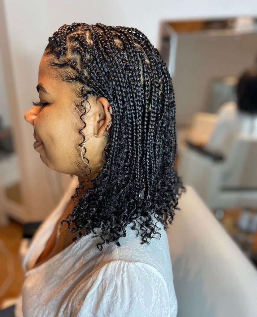 Shoulder Length Box Braids With Defined Curls Shoulder Length Box Braids With Defined Curls — Classy Curls Braids