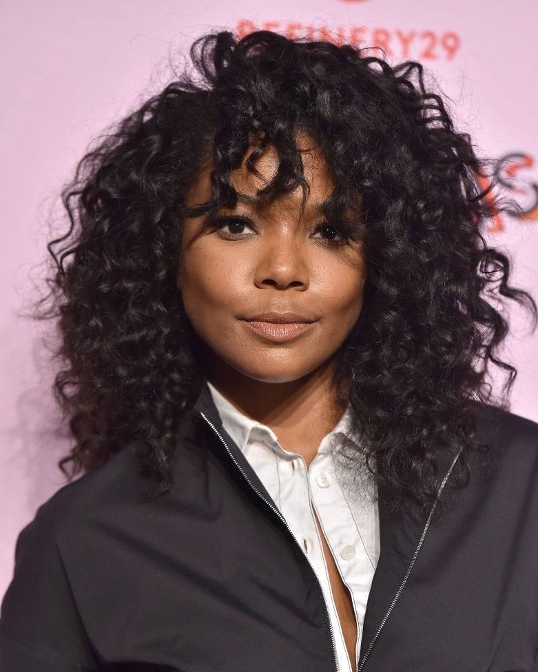 Collarbone Black Curls With Subtle Layers — Classy Curly Haircuts