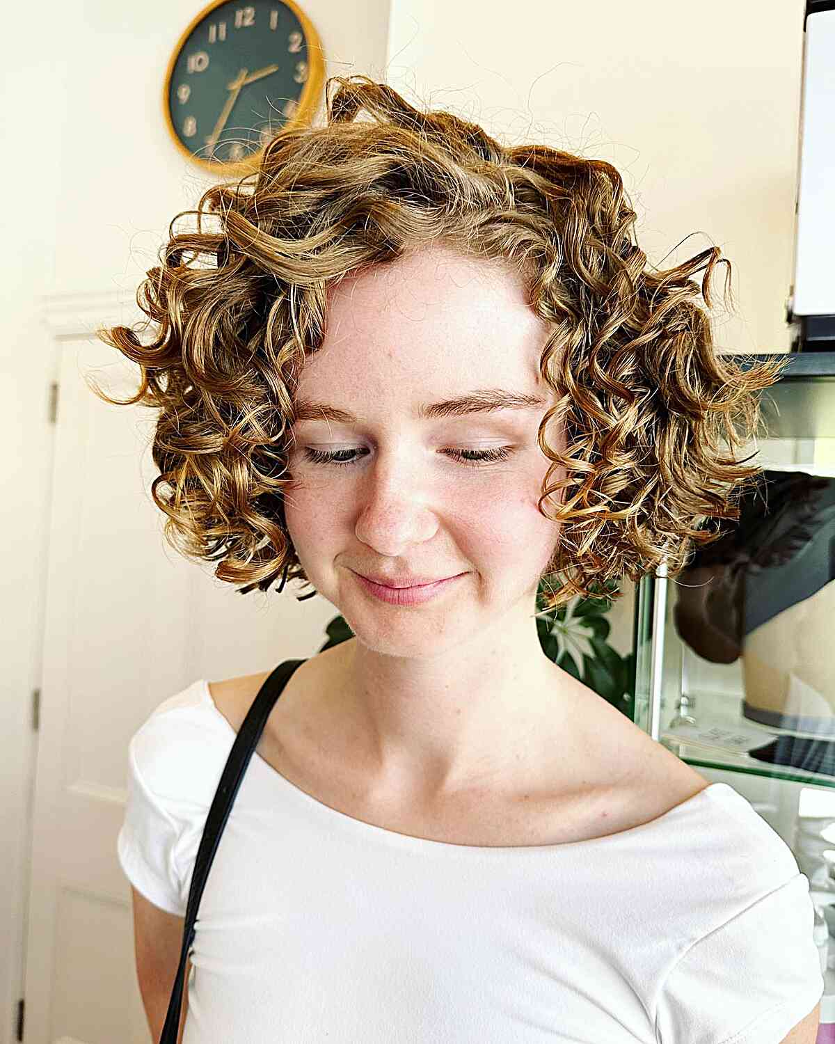 Short Bob With Defined Curls — Classy Curly Haircuts