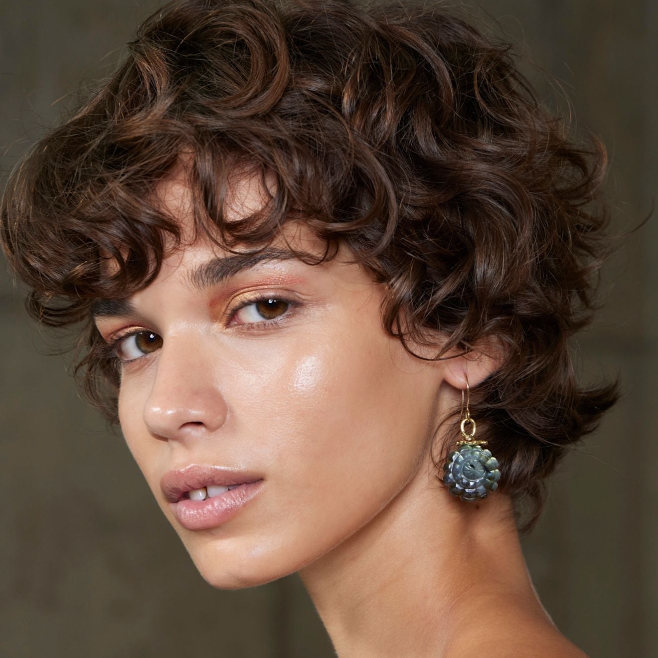 Thick Dark Brown Pixie With Wispy Bangs — Classy Curly Pixies