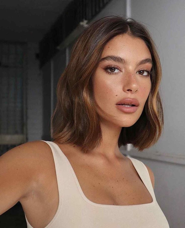 Sliced Bob Chin Length Textured Ends — Classy Cut Bob