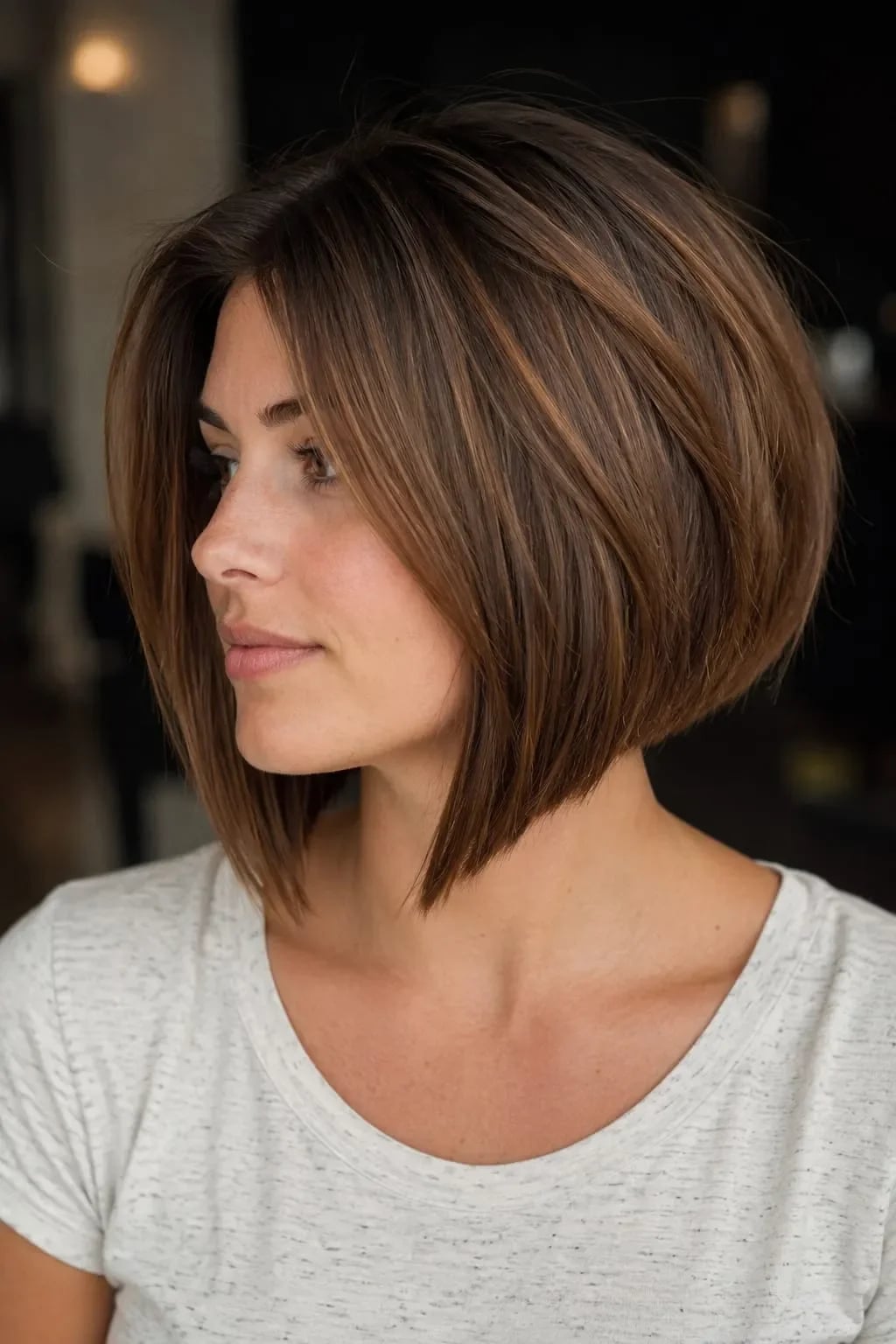 Sleek Inverted Bob Collarbone Length — Classy Cut Bob