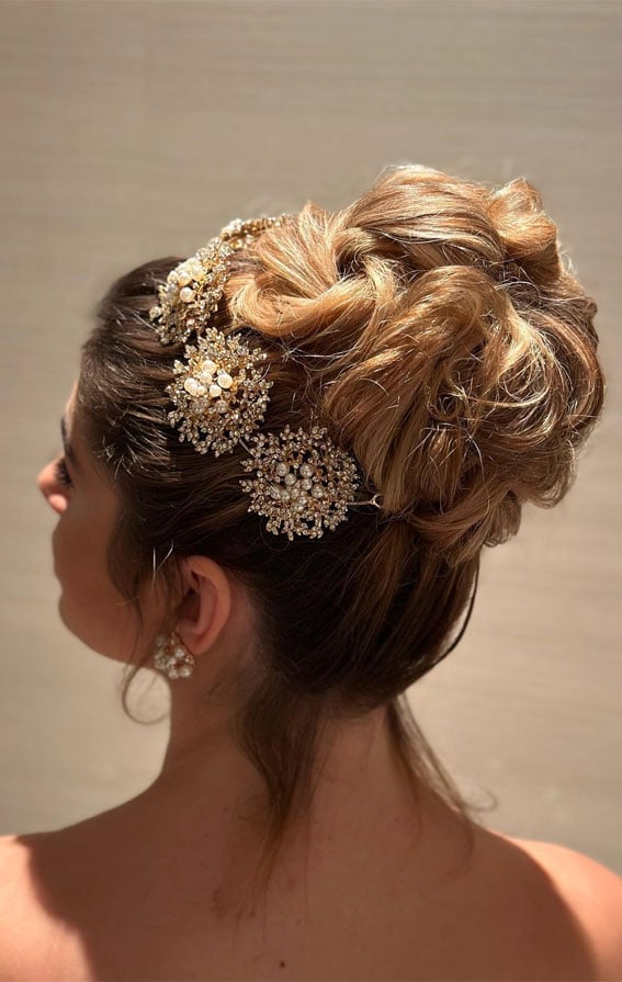 Textured Updo With Pearl Accessories — Classy Dance Hair
