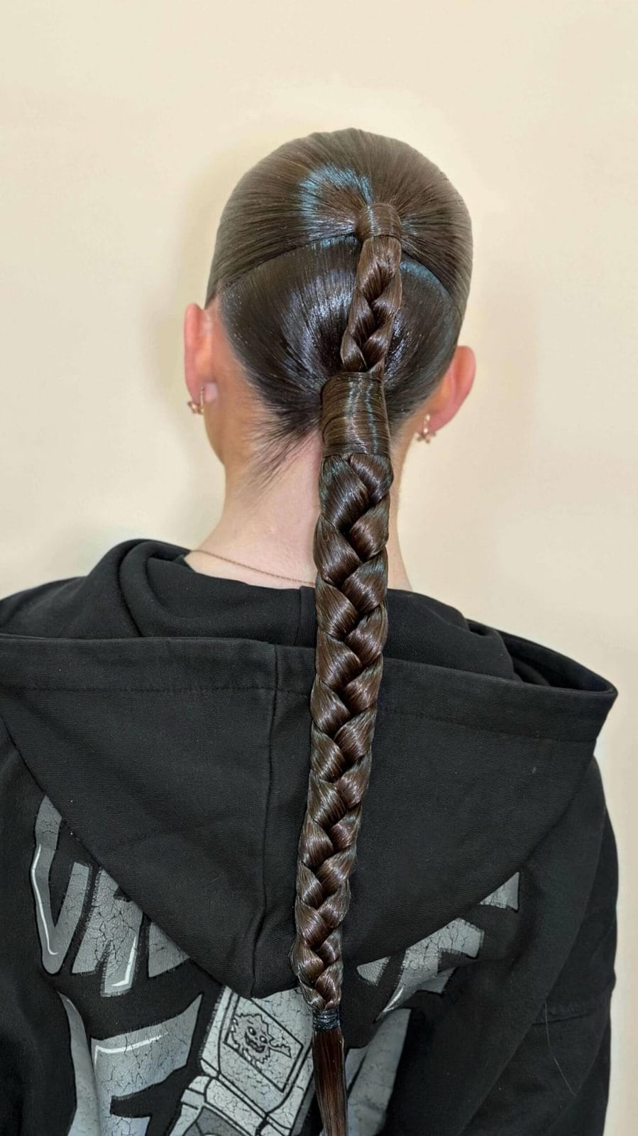 High Blonde Ponytail With Braided Accent — Classy Dance Hairstyles