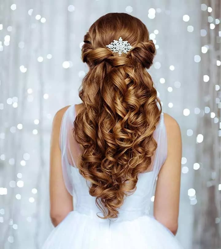 Dark Brown Braided Updo With Pearls — Classy Dance Hairstyles