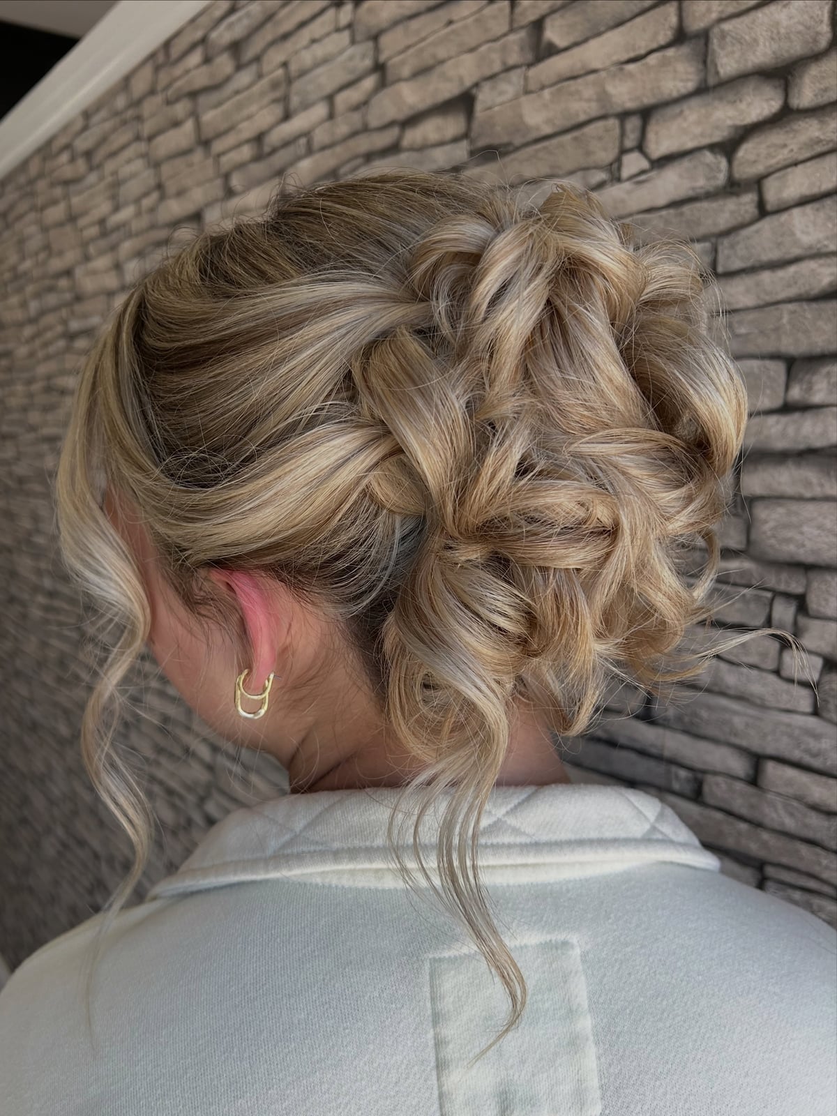 Honey Blonde Intricate Braided Updo — Classy Dance Hairstyles