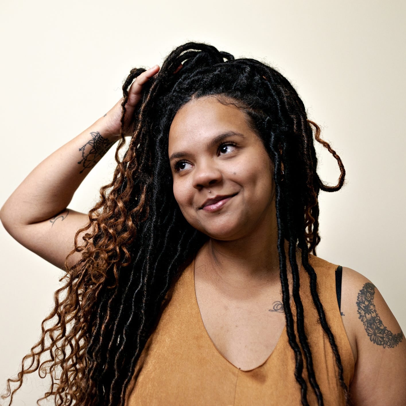 Long Wavy Locs With Brown Highlights Long Wavy Locs With Brown Highlights — Classy Down Locs