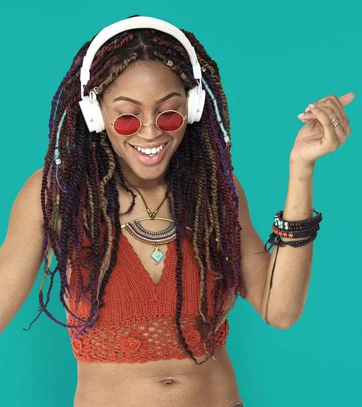 Mid-Back Locs With Red Purple Blue Blonde Mix Mid-Back Locs With Red Purple Blue Blonde Mix — Classy Dyed Locs