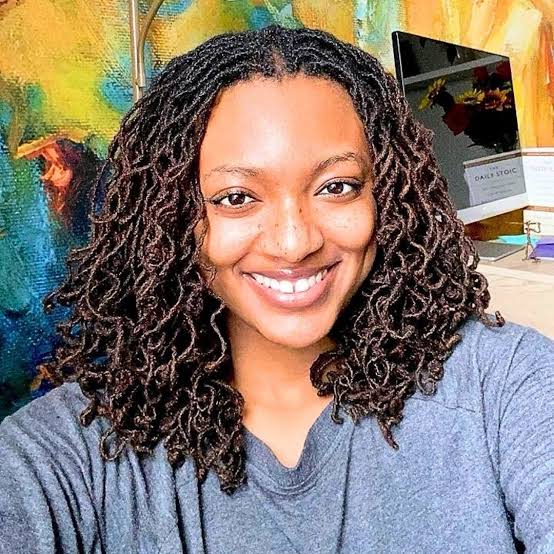 Shoulder Length Micro Locs With Light Brown Highlights Shoulder Length Micro Locs With Light Brown Highlights — Classy Dyed Locs