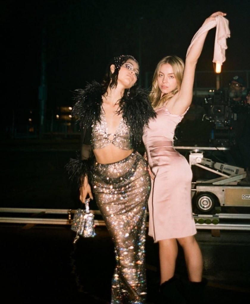 Sparkling Silver Sequin Skirt with Feather Trim Sparkling Silver Sequin Skirt with Feather Trim — Classy Euphoria Outfits