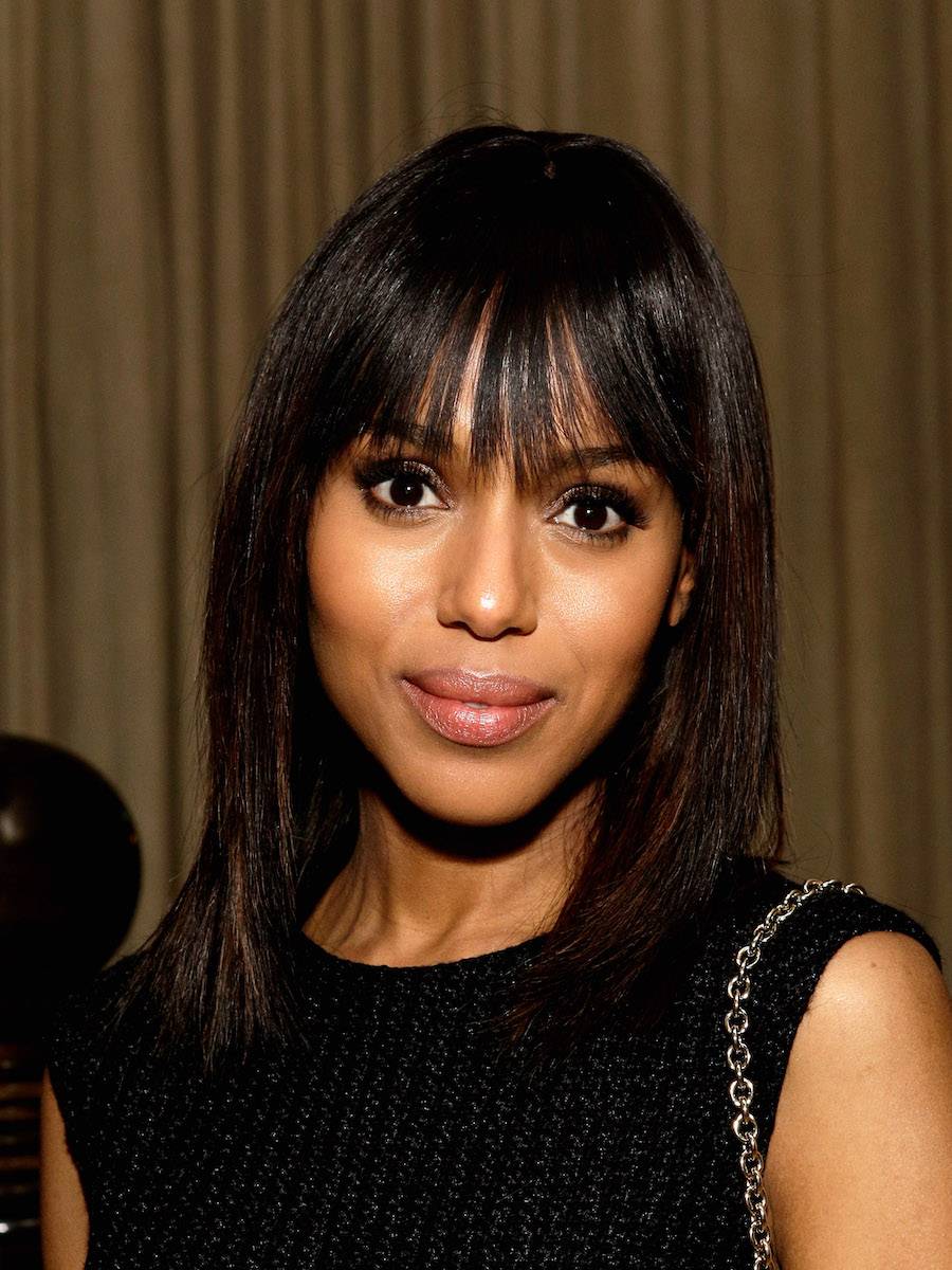 Collarbone Lob With Smooth Curtain Bangs Collarbone Lob With Smooth Curtain Bangs — Classy Everyday Hairstyles