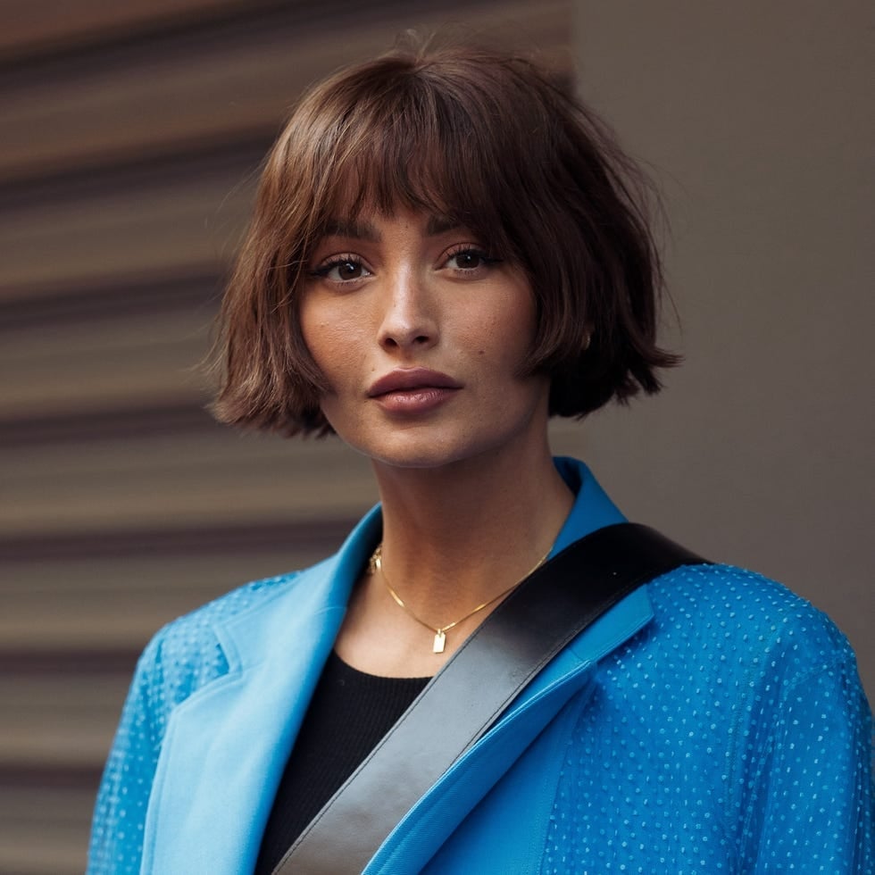 Textured Wavy Bob With Wispy Fringe — Classy French Bob Haircut