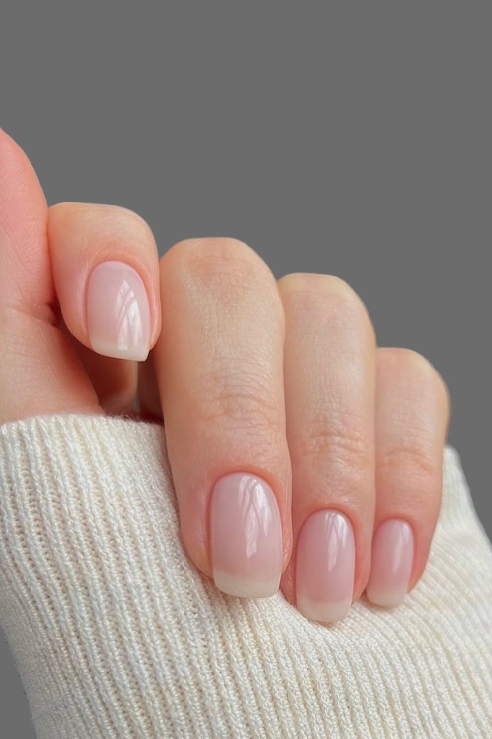 Glass Effect Sheer Nude Soft Square Nails Glass Effect Sheer Nude Soft Square Nails — Classy Glass Nails