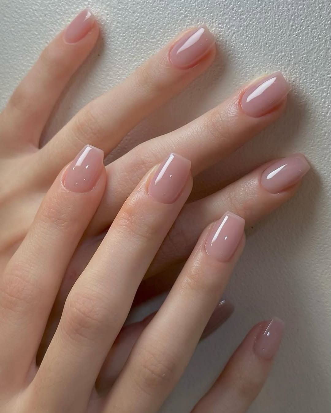 Sheer Nude Jelly Oval Nails Sheer Nude Jelly Oval Nails — Classy Glass Nails