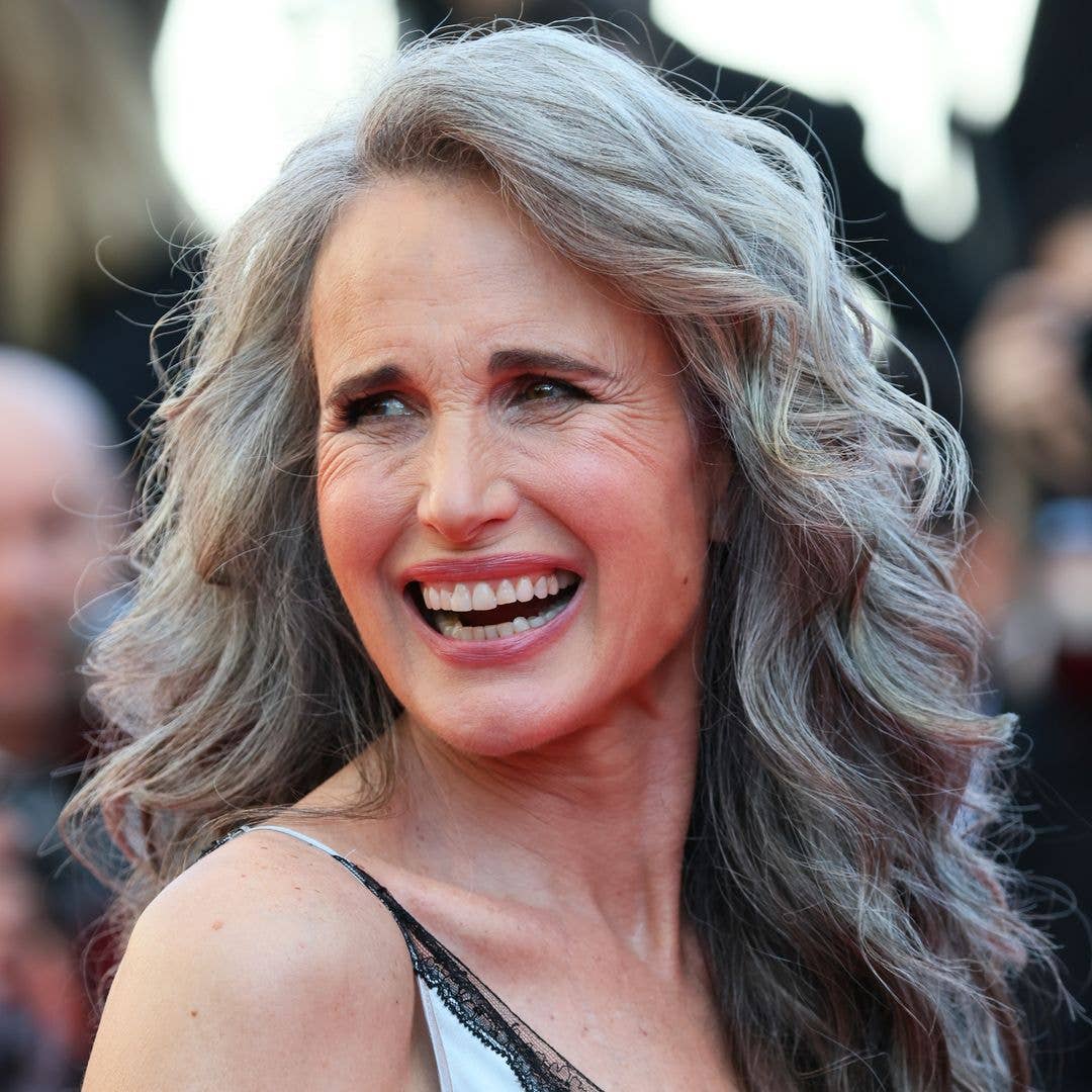 Long Silver Grey With Dark Roots Long Silver Grey With Dark Roots — Classy Grey Blending Highlights