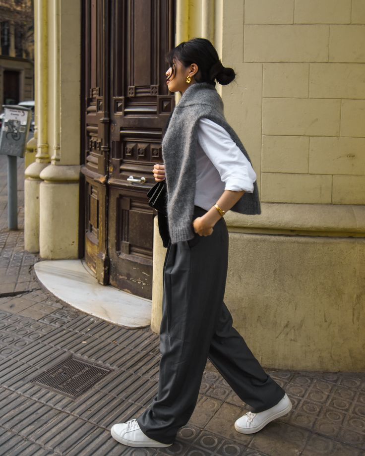 Stylish Grey Trouser Outfits — Classy Grey Pants Outfits