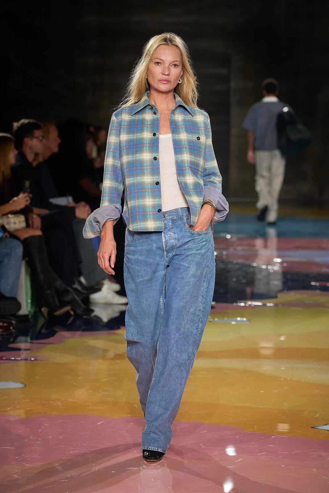 Oversized Plaid Shirt with Wide Leg Denim Oversized Plaid Shirt with Wide Leg Denim — Classy Grunge Style