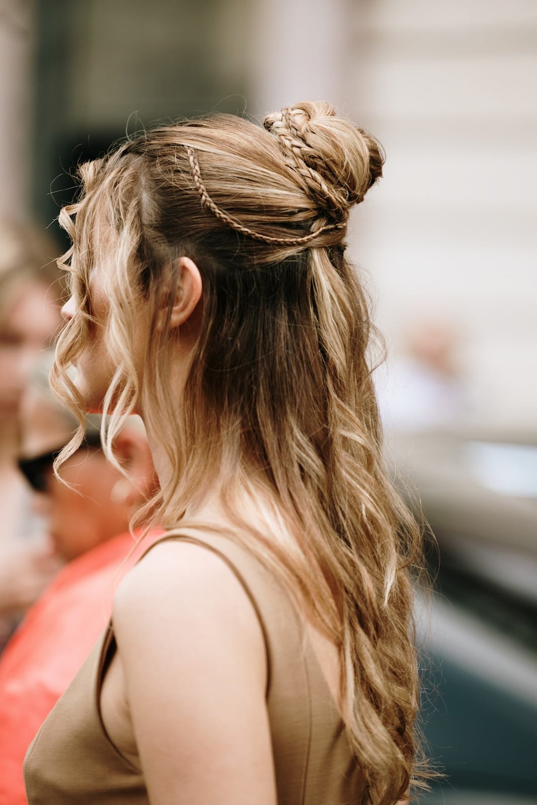 Collarbone Lob Half Updo Braids — Classy Hair Growth Tips